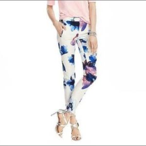 Jcrew BNWT Limited edition floral Ryan Trousers 8